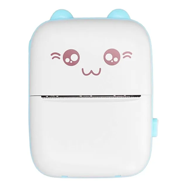 Mini Impresora Bluetooth Termica Diseno De Gatito 