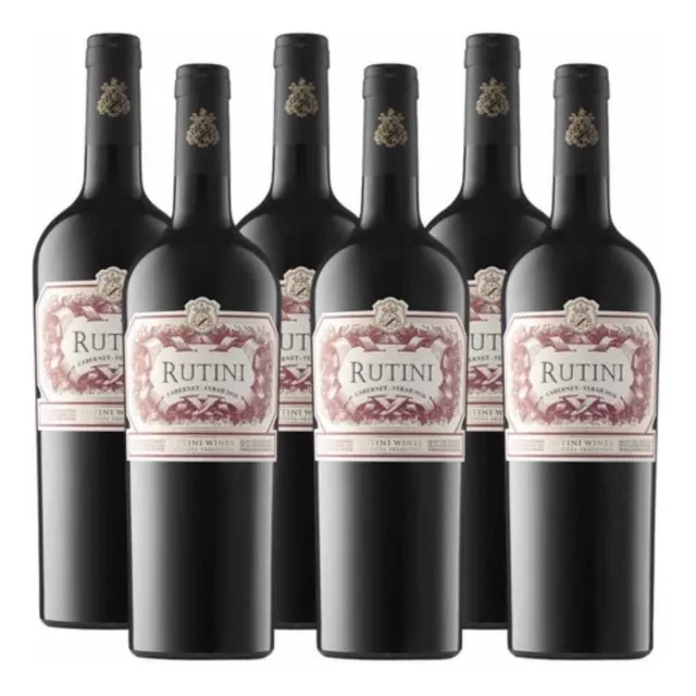 Vino Rutini Cabernet Syrah 750 Ml Caja X6 - Perez Tienda - 