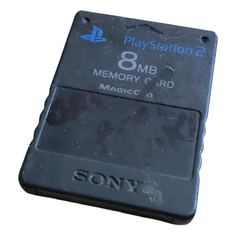 1  Memory Card Original Do Playstation 2 E Já Com Opl. A2