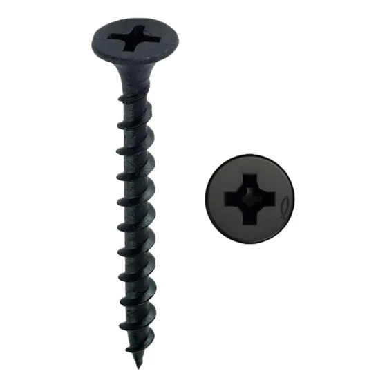 Tornillo Drywall Ensamble 8 X 1 Negro Caja 16000 Unds