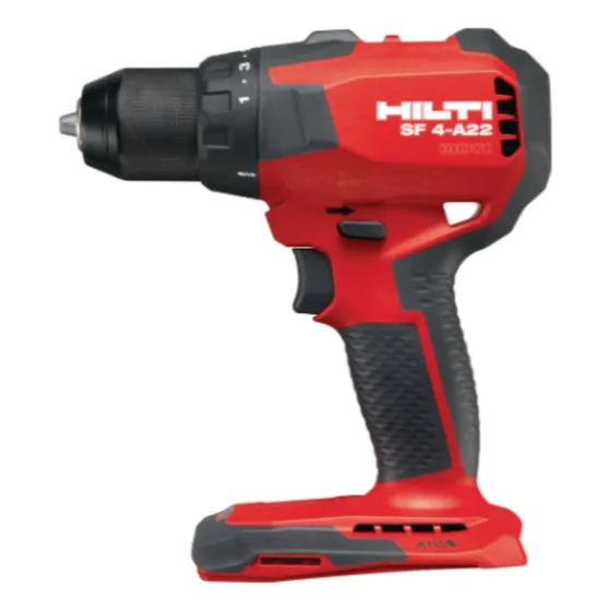 Taladro Inalambrico Hilti 22v 2100rpm