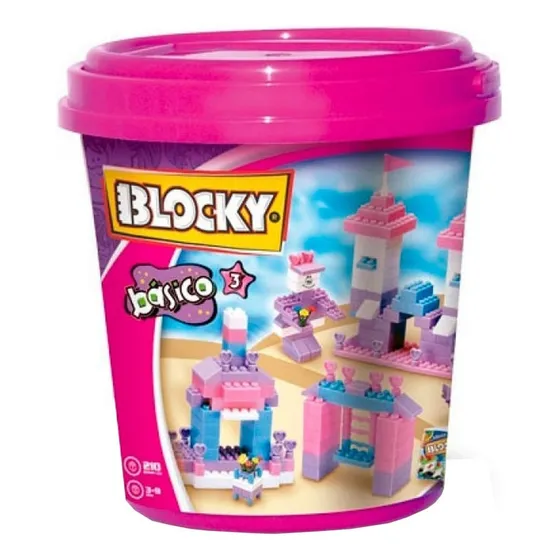 Blocky Balde Nena 210 Piezas Nº3