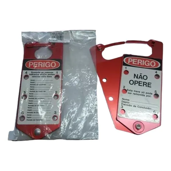 Kit 2 Garra Bloqueio C/cartão Acoplado 65960 Brady