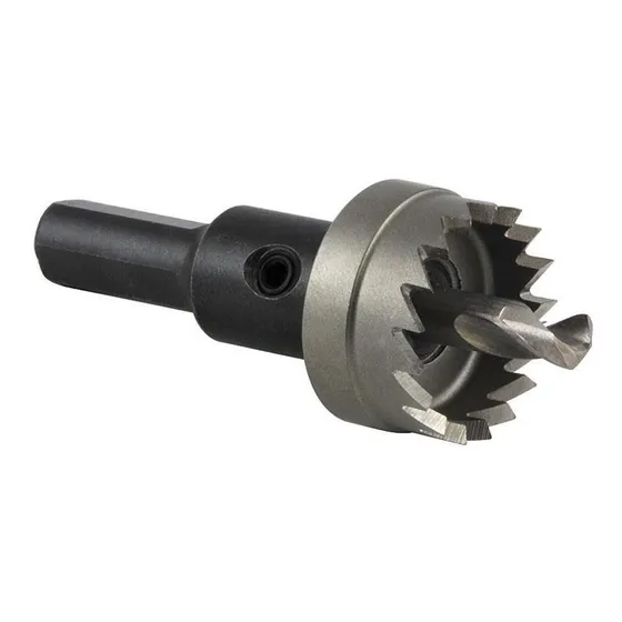 Broca Serra Copo Aço Rápido Hss Para Ferro 27mm Com Suporte