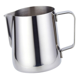 Jarra Para Espumar Leche, Cafetera De Acero De 400 Ml Jarra Para Espumar Leche, Cafetera De Acero De 400 Ml