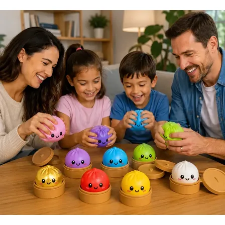Squishy Brinquedo Antistress Macio Glitter Raro Com Led Surpresa
