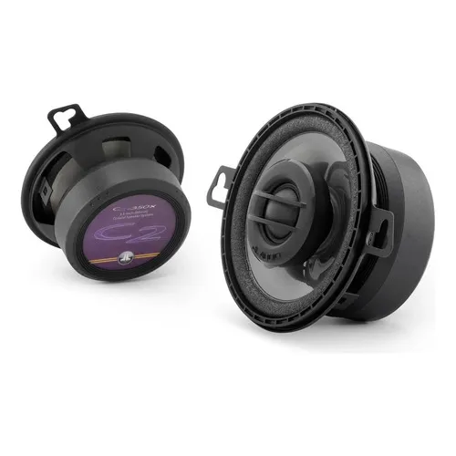 Bocinas Coaxiales De 3.5 Jl Audio C2-350x Calidad De Sonido Color Negro