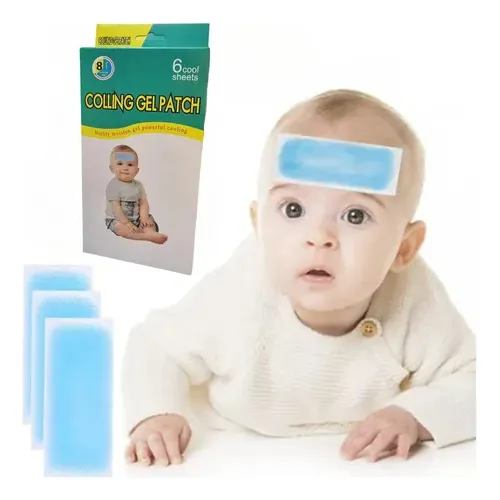Pack De 6 Parches Refrescantes Para Bebés / Anti Fiebre