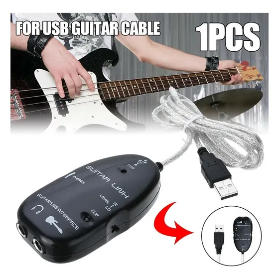 Interfaz Guitar Link Usb Para Grabar Guitarra A Pc
