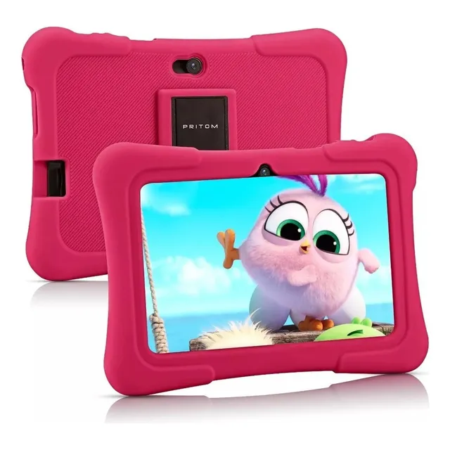 Pritom Kids Tablet 7 Pulgadas Con Funda De 2/32 Gb Android Color Rosa