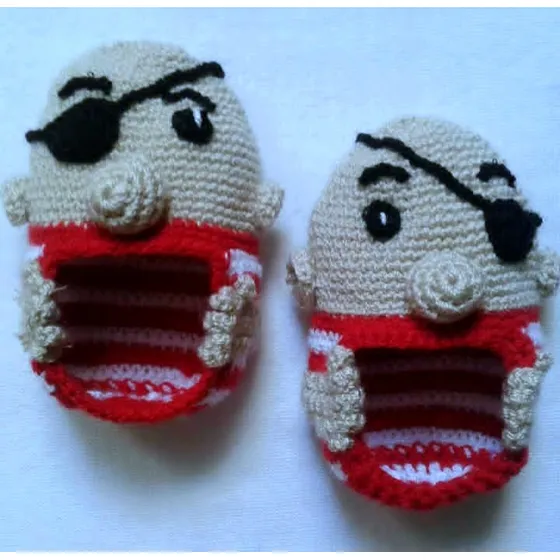 Zapatos Tejidos Para Bebé (personajes)