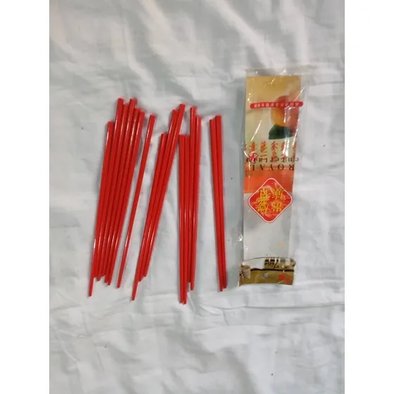 Cubiertos Palitos Chino Sushi Orig Royal 16uni Reutilizables