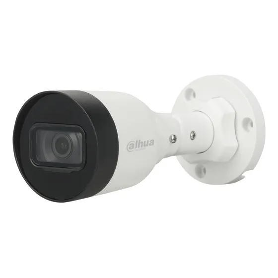 Cámara Bala Dahua Ip Poe 4mp 2.8mm Audio Ir30mt Ip67 Metal+p Color Blanco y negro