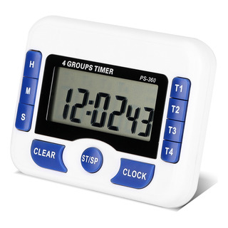 Cocina Timer Temporizador Digital 4 Tiempos Cuenta Regresiva Cocina Timer Temporizador Digital 4 Tiempos Cuenta Regresiva