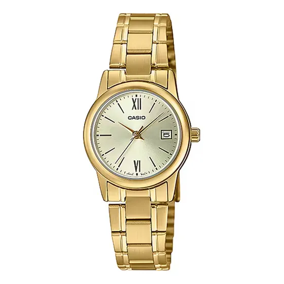 Reloj Casio Metal Dama Ltp-v002g-9b3 Original