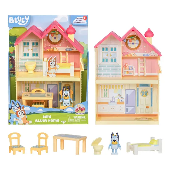 Figura De Acción Mini Casa Heeler Bluey