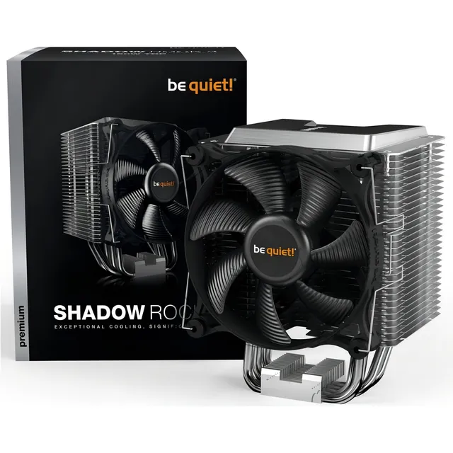 Be Quiet! Shadow Rock 3, Bk004, 190w Tdp, Enfriador De Cpu