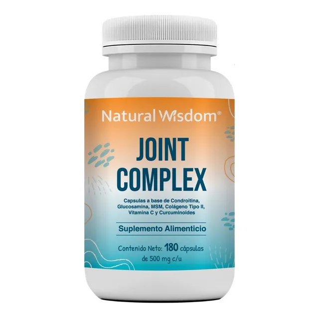 Natural Wisdom Joint Complex - Glucosamina Condroitina Colageno Articulacion - 180u - Sin sabor