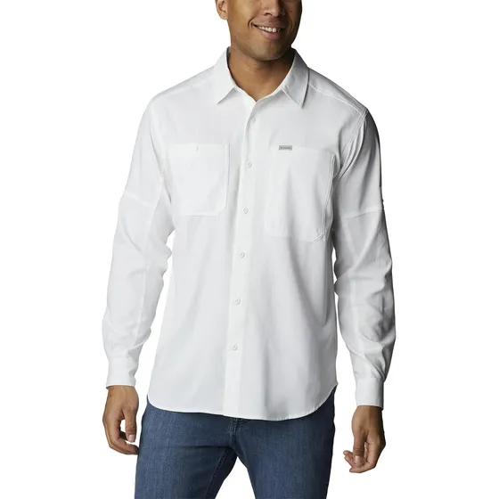 Camisa Hombre Silver Ridge Utility Lite Blanco Columbia