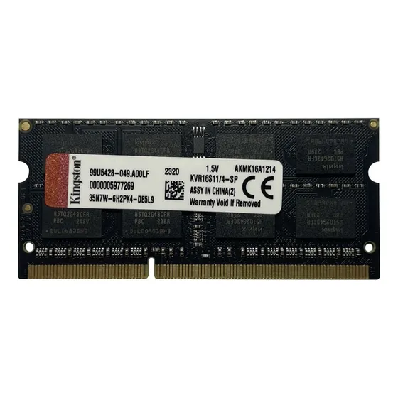 Memoria RAM ValueRAM color negro 4GB 1 Kingston KVR16N11S8/4