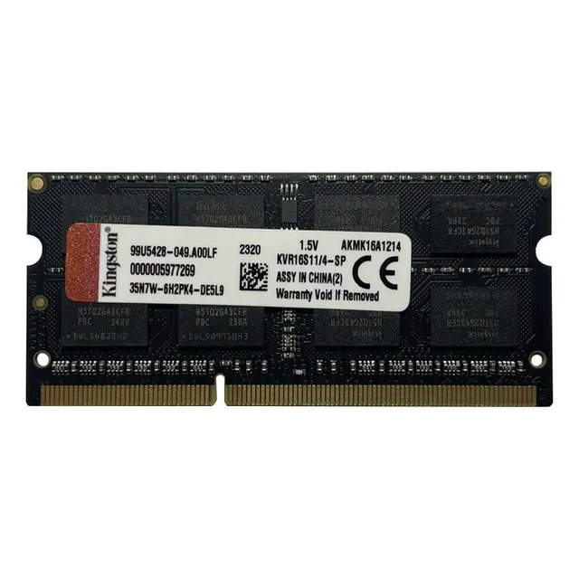 Memoria RAM ValueRAM color negro 4GB 1 Kingston KVR16N11S8/4