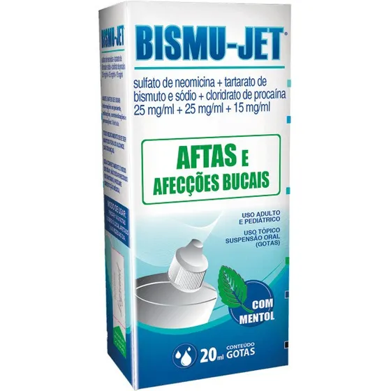 Bismu-jet 20ml Aftas E Feridas Na Boca