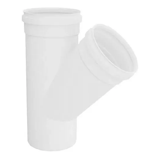 Ramal Y 45º 100x100 Mm Macho - Hembra En Pvc Liviano 