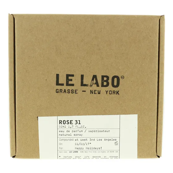 Le Labo Rose 31 Eau De Parfum 1.7oz/50ml Spray Nuevo 1r7tv