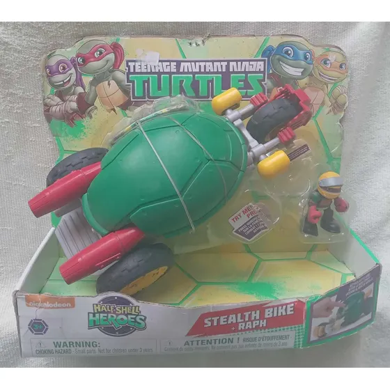 Tortugas Ninja Stealth Bike 25 Cm + Rafael
