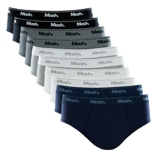 Kit Com 10 Cuecas Slip Mash BĂĄsica Masculina AlgodĂŁo Oferta Kit Com 10 Cuecas Slip Mash BĂĄsica Masculina AlgodĂŁo Oferta
