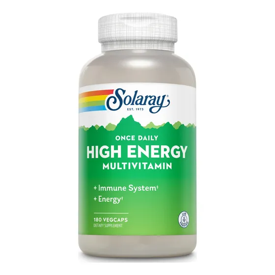Multivitamínico Solaray, Una Vez Al Día, De Alta Energía, 18