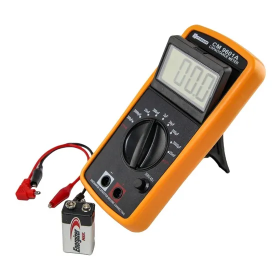 Tester Capacimetro 200pf~ 20mf + Calibracion A 0 +9v Vt Htec