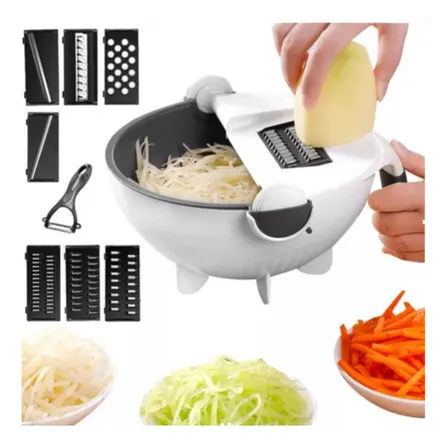 Cortador Escorredor Ralador Bowl Bacia Fatiador Processador