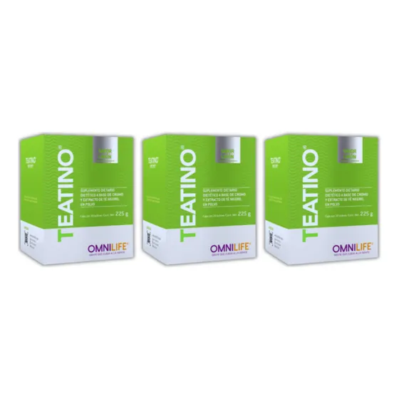 Pack Potente Quemador De Grasa Teatino Sabor Limon X3unid.