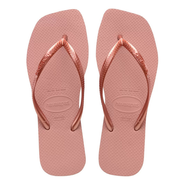 Chinelo Havaianas Square Sandalia Quadrada Tiras Finas Chinelo Havaianas Square Sandalia Quadrada Tiras Finas