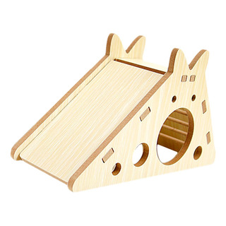 Casa De Madera Para Hámster Escondite Para Marrón Casa De Madera Para Hámster Escondite Para Marrón