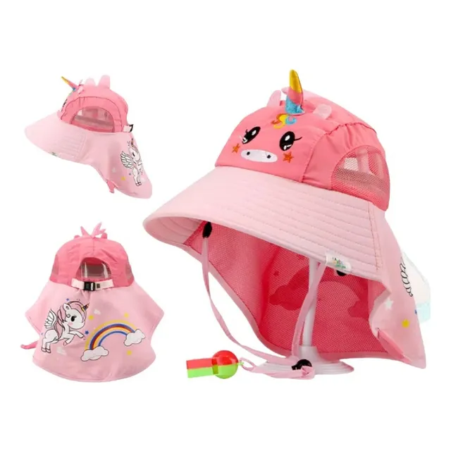Sombrero Para Sol Playa Niño Plegable Unisex Gorra Para Bebe