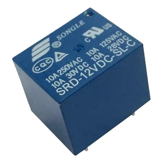 10 Pcs Mini Power Relay Songle 12v 10a Spdt 5 Pin