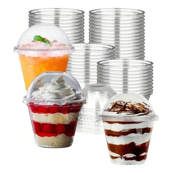 Vaso Domo 9oz Con Perforación 175 Unidades