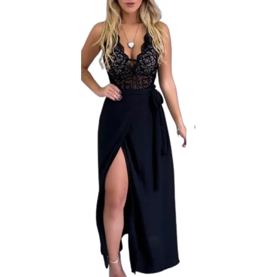 Conjunto Festa Casamento Formatura Plus Size Body+saia Longa