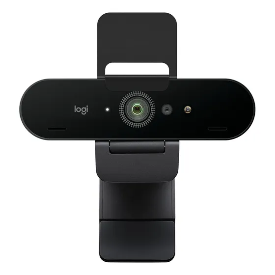 Webcam Ultra Hd 4k Pro Com Microfone Embutido Brio Logitech Cor Preto