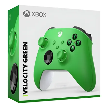 Control Inalámbrico Xbox Series X|s, Xbox One Velocity Green Verde