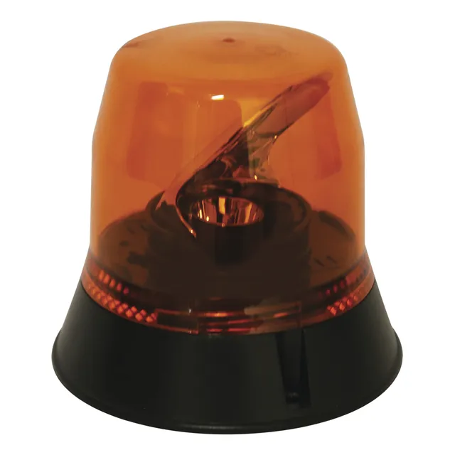 Baliza Rotativa Led Color Ambar Sae Clase I Con Montaje Perm