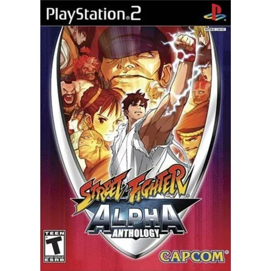 Street Fighter Alpha Anthology Ps2 Mídia Física Original