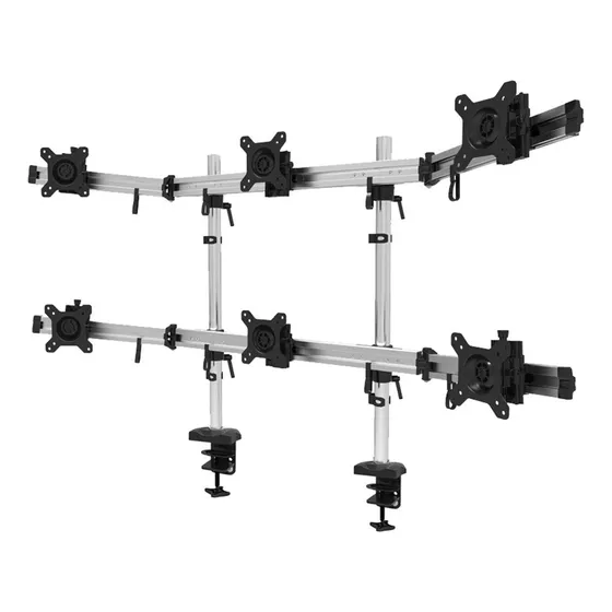 Soporte Escritorio Para Monitor Led Adecuado 6 Pantalla 17