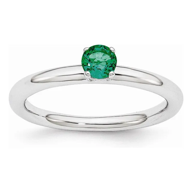 Anillo Esmeralda Compromiso Boda Matrimonio  Oro 18k Plata
