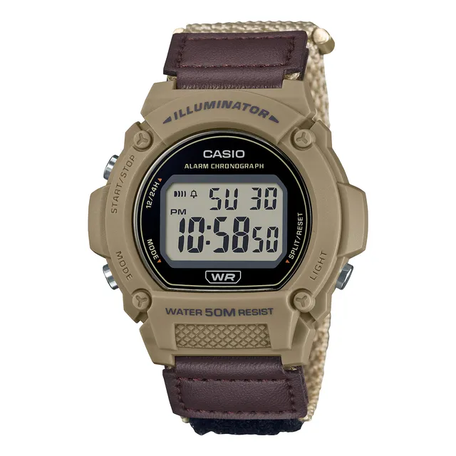 Reloj Casio Hombre W-219hb - Ø47,1mm - Impacto