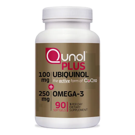 Suplemento Qunol Plus Ubiquinol Con Aceite De Pescado Omega-