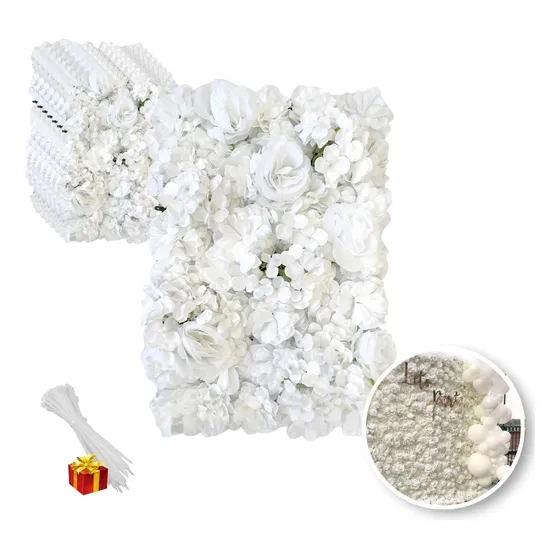 Muro De Flores Artificiales/ Premium / Caja 8pz/envío Gratis