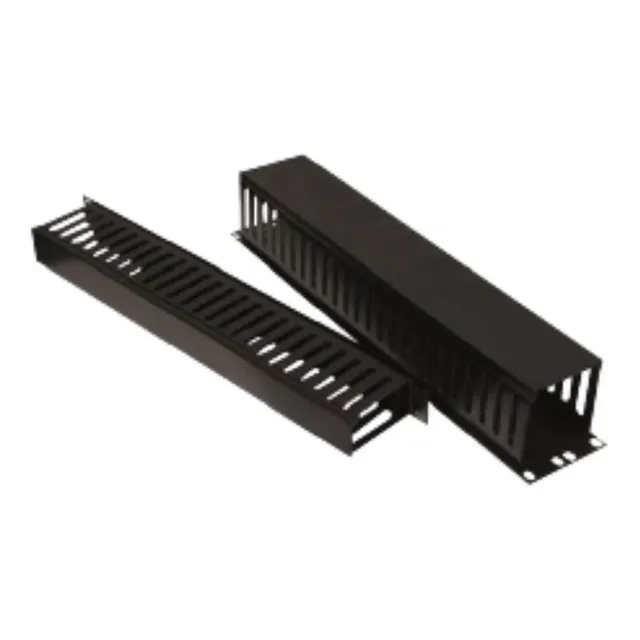 Ordenador Horizontal De Cables 2ru Frontal Para Gabinetes